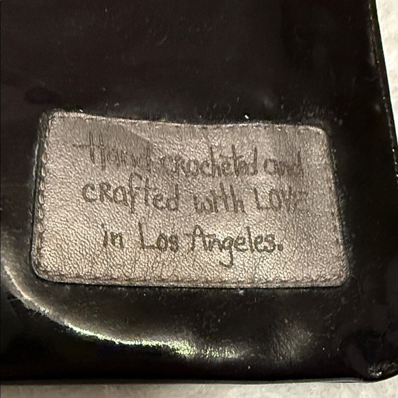 Brighton Black Crochet Shoulder Bag - Picture 5 of 14